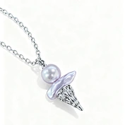Pearl Ice Cream Necklace - Small-Sized DIY Pendant